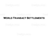 World Transact Settlements - Home