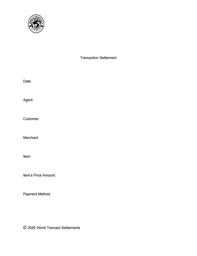 Transaction Settlement